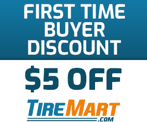 First Time Buyer Discount at TireMart.com 300x250